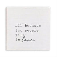 All Because Two People Fell In Love Magnet