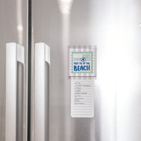 Meet Me At The Beach Stamp Magnet