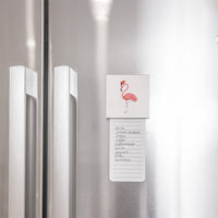 Flamingo With Christmas Hood Magnet