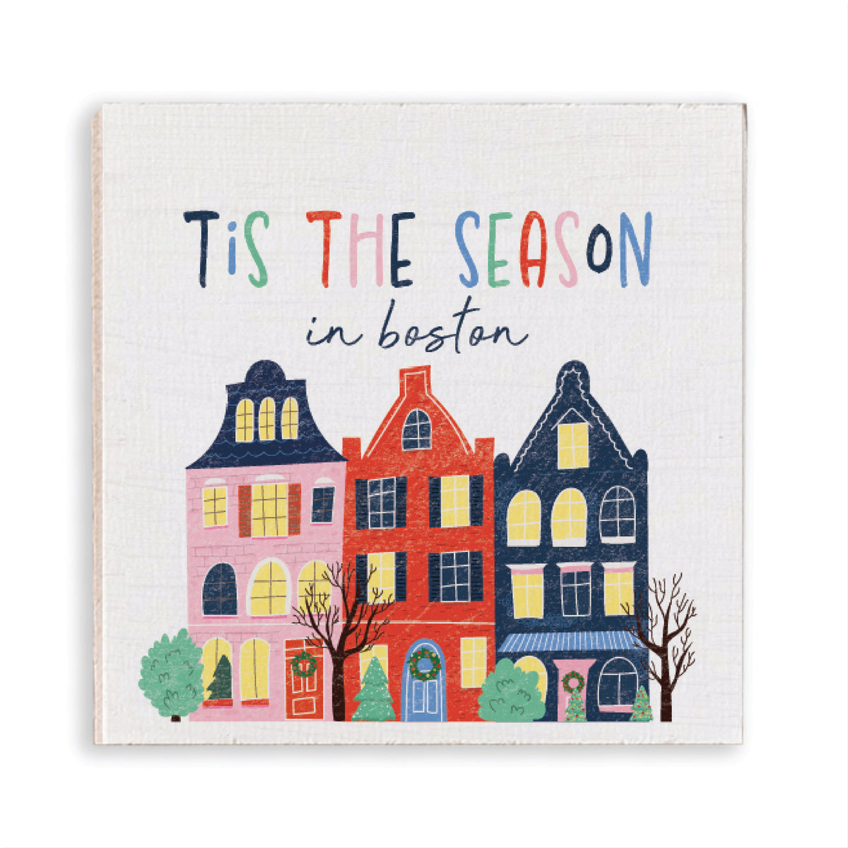 Tis The Season In Square Magnet