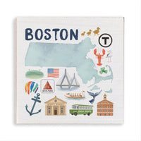 Famous Boston Places Magnet