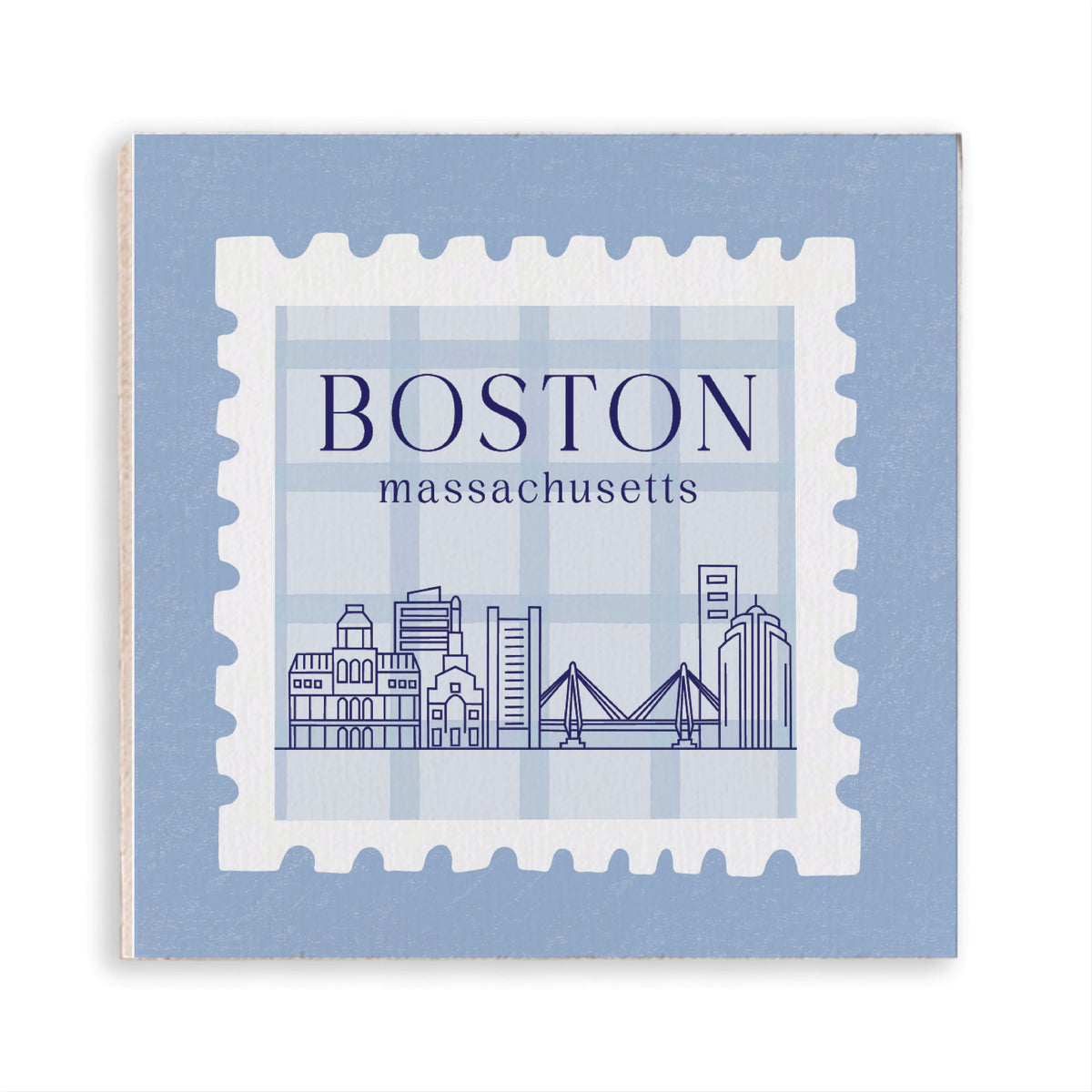 Boston Massachusetts Stamp Magnet