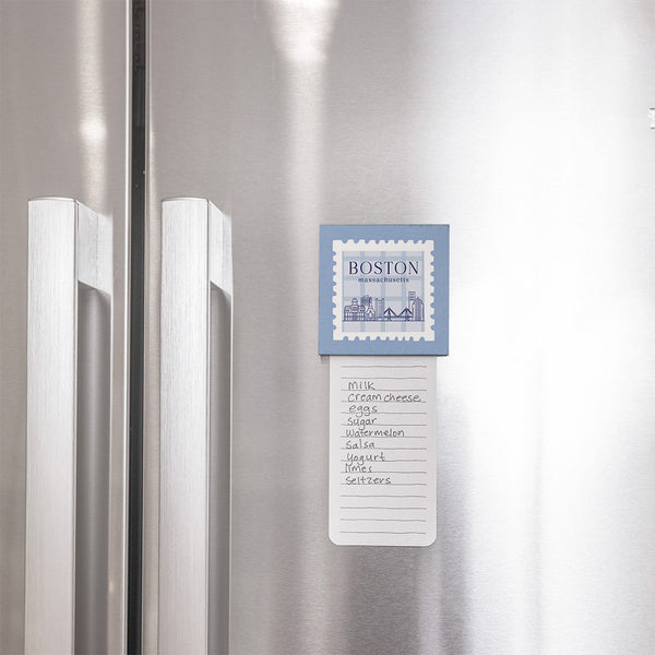 Boston Blue Stamp Magnet