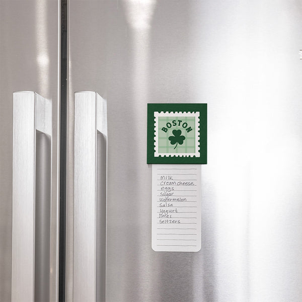 Boston Shamrock Stamp Magnet