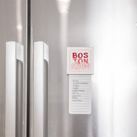 Pink Boston City Magnet