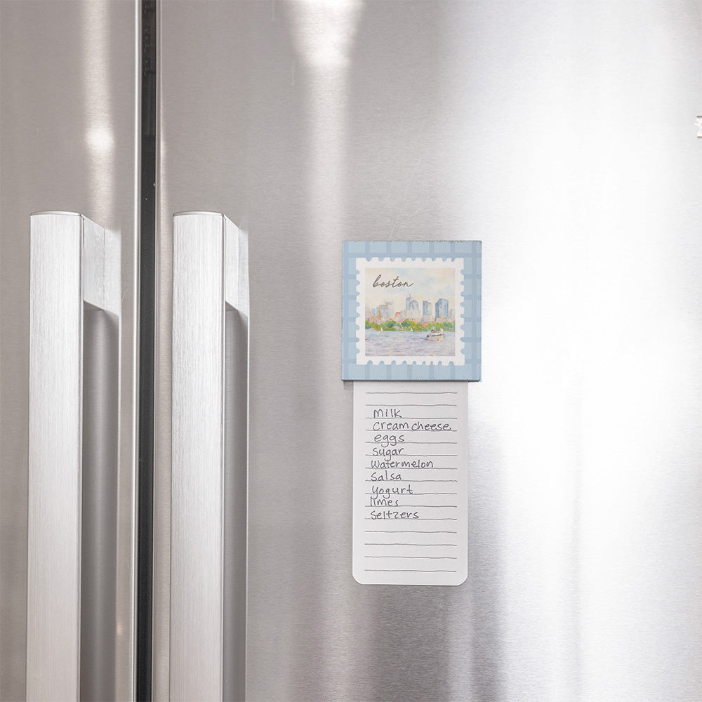 Boston City Stamp Magnet