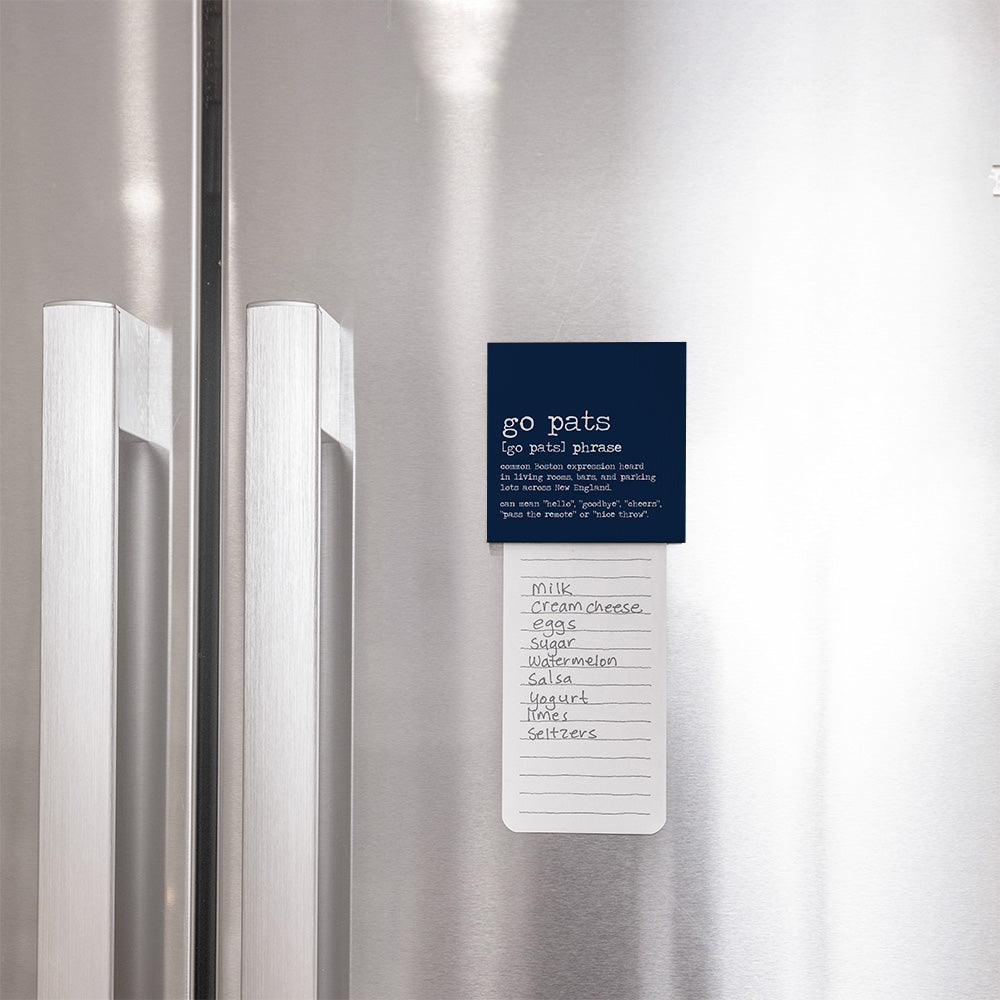 Go Pats Boston Expression Magnet