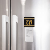 Boston 617 Black Gold Magnet
