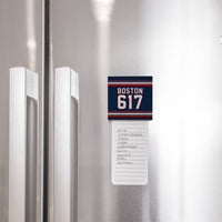 Boston 617 Blue Red Magnet