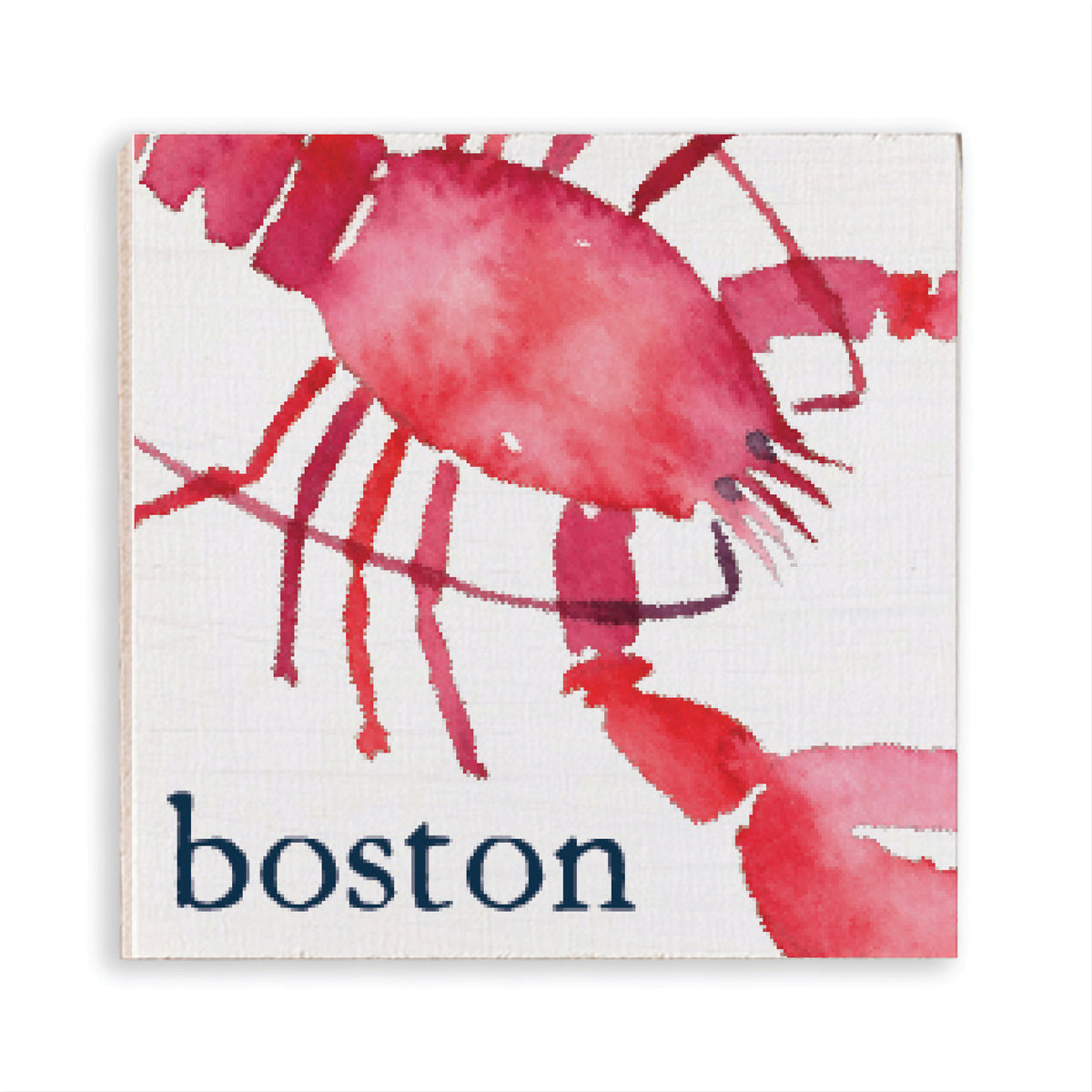 Watercolor Lobster Boston Magnet
