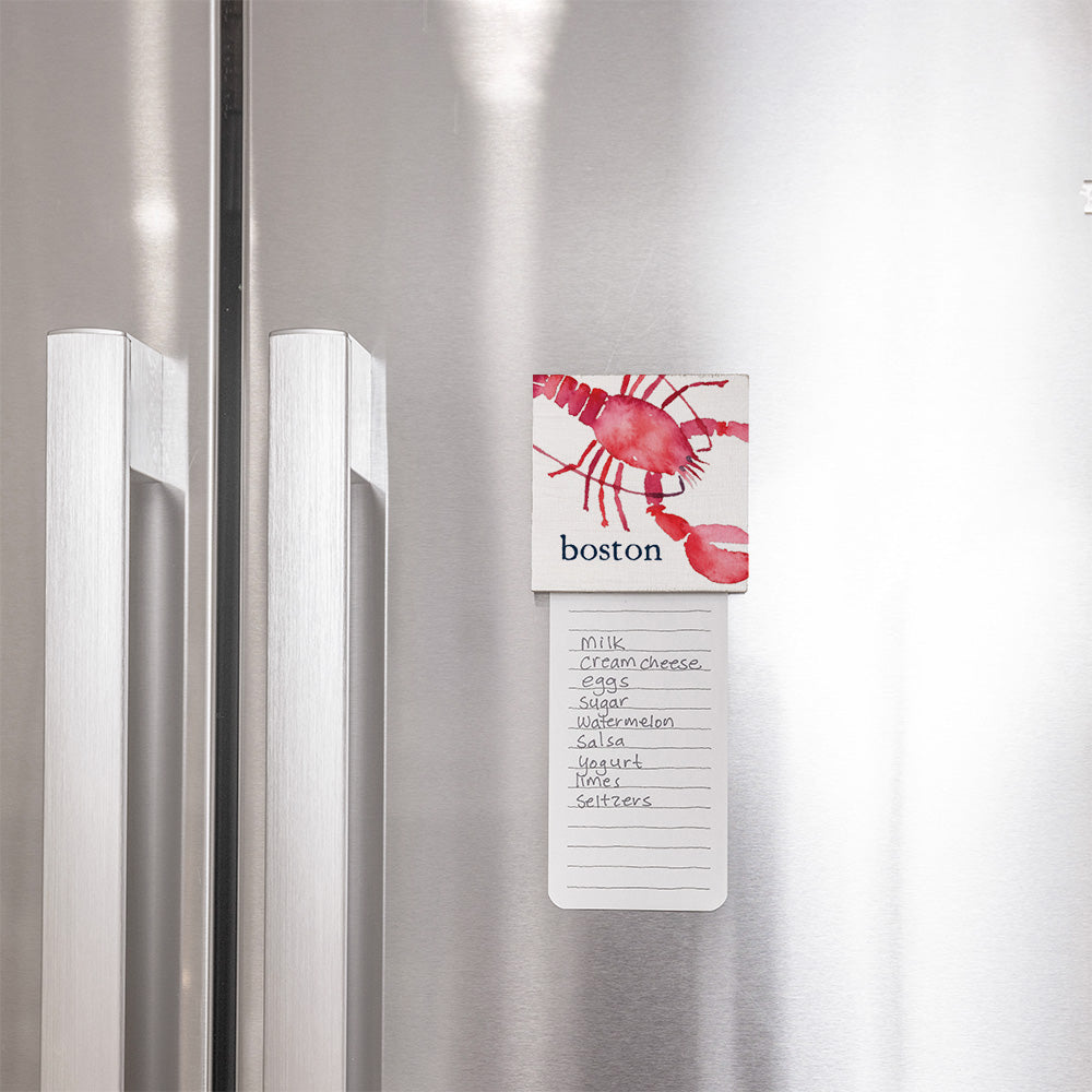 Watercolor Lobster Boston Magnet
