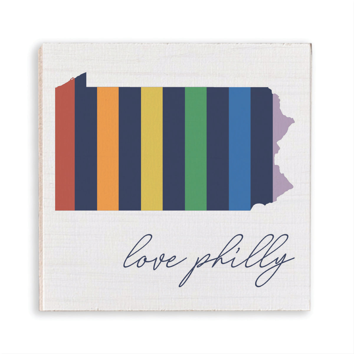 Colourful Love Philly Magnet