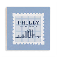 Philly Pennsylvania Blue Stamp Magnet