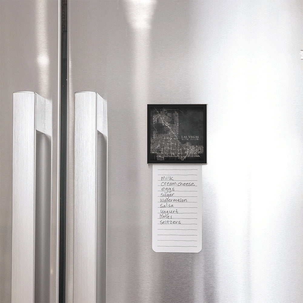 Las Vegas Coordinates In Black Magnet