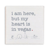 I Am Here But My Heart Is In Vegas Magnet
