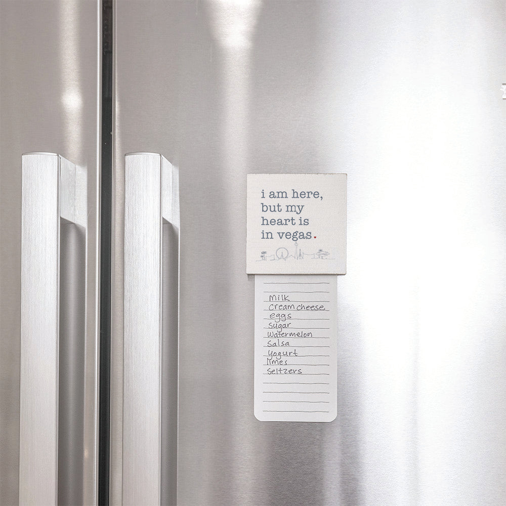 I Am Here But My Heart Is In Vegas Magnet