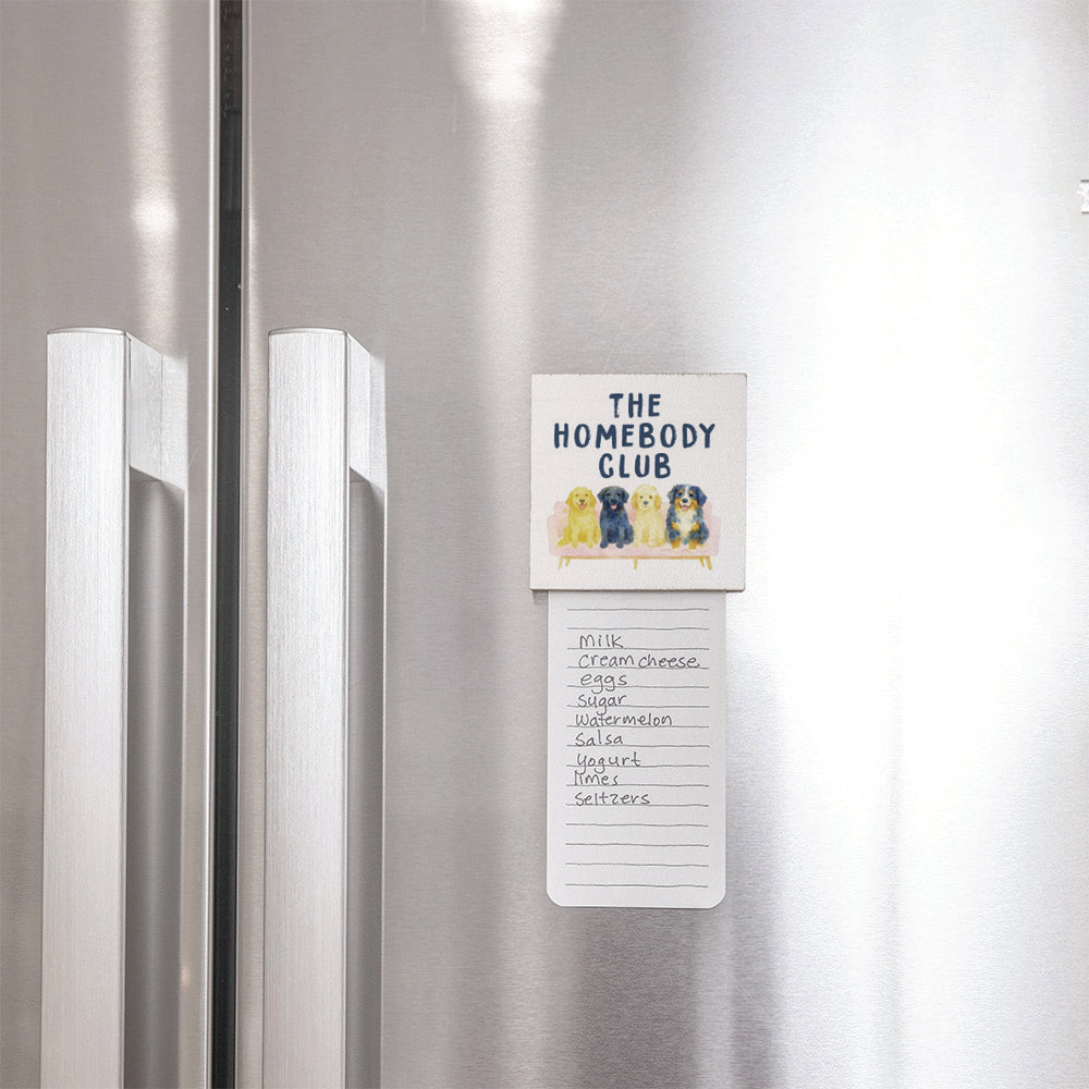 Dog Homebody Club Magnet