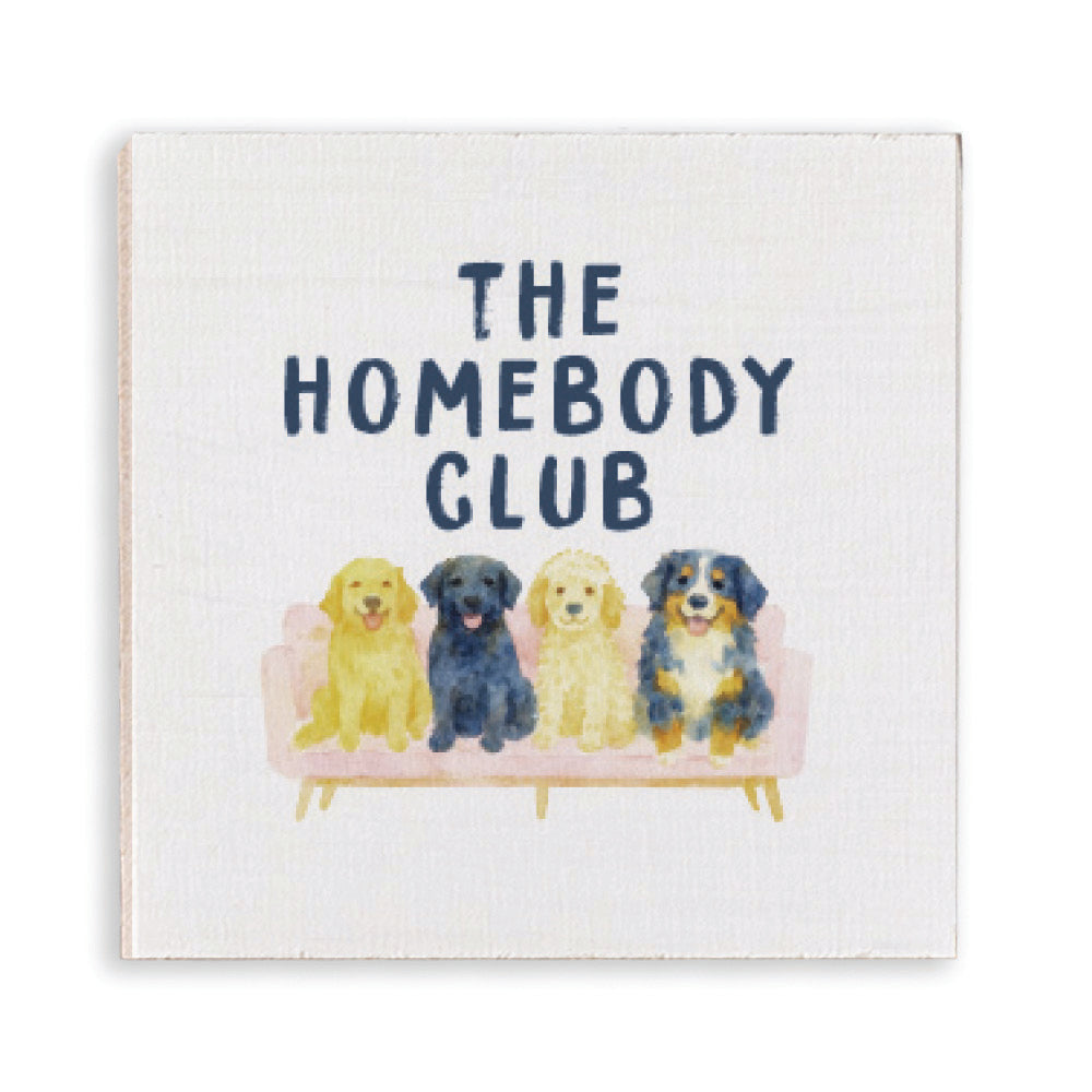 Dog Homebody Club Magnet