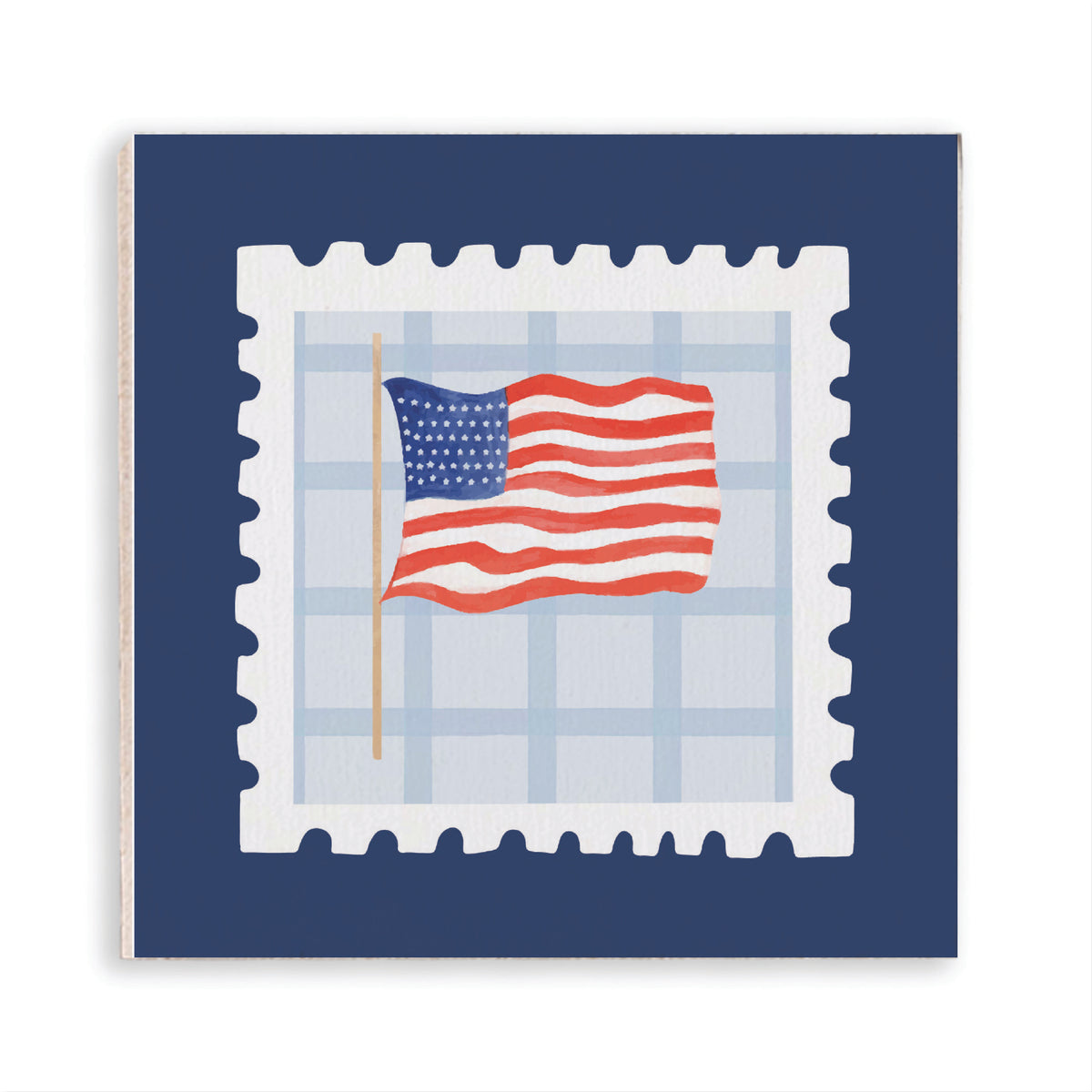 American Flag Stamp Magnet