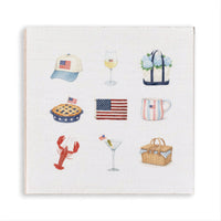 American Summer Icons Magnet