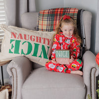 Naughty Nice Wood Block
