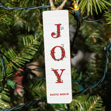 Load image into Gallery viewer, Joy Christmas Lights Rectangle Ornament
