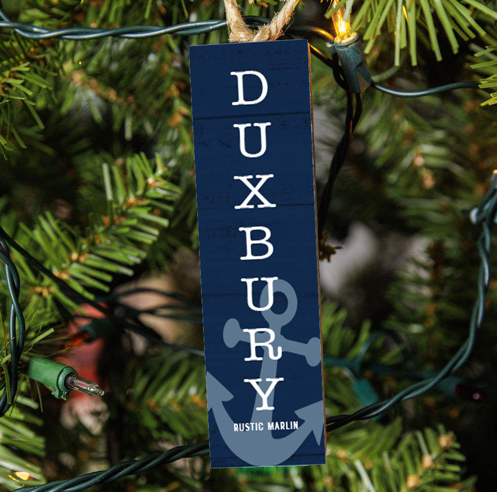 Personalized Anchor Ornament