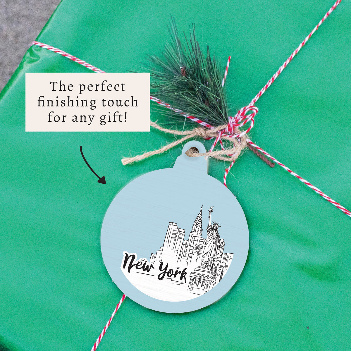 New York City Outline Ornament