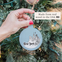 New York City Outline Ornament