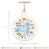 New York State Icons Ornament