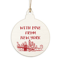 With Love From New York Ornament
