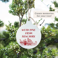 With Love From New York Ornament