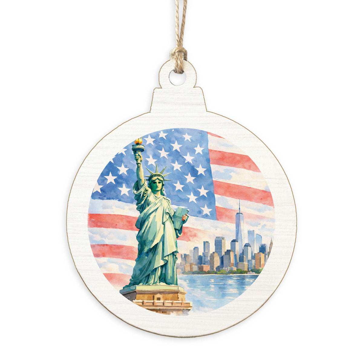 USA Statue Of Liberty Ornament