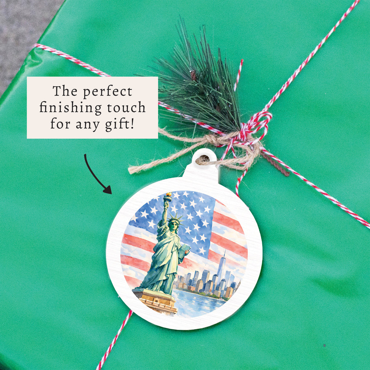 USA Statue Of Liberty Ornament
