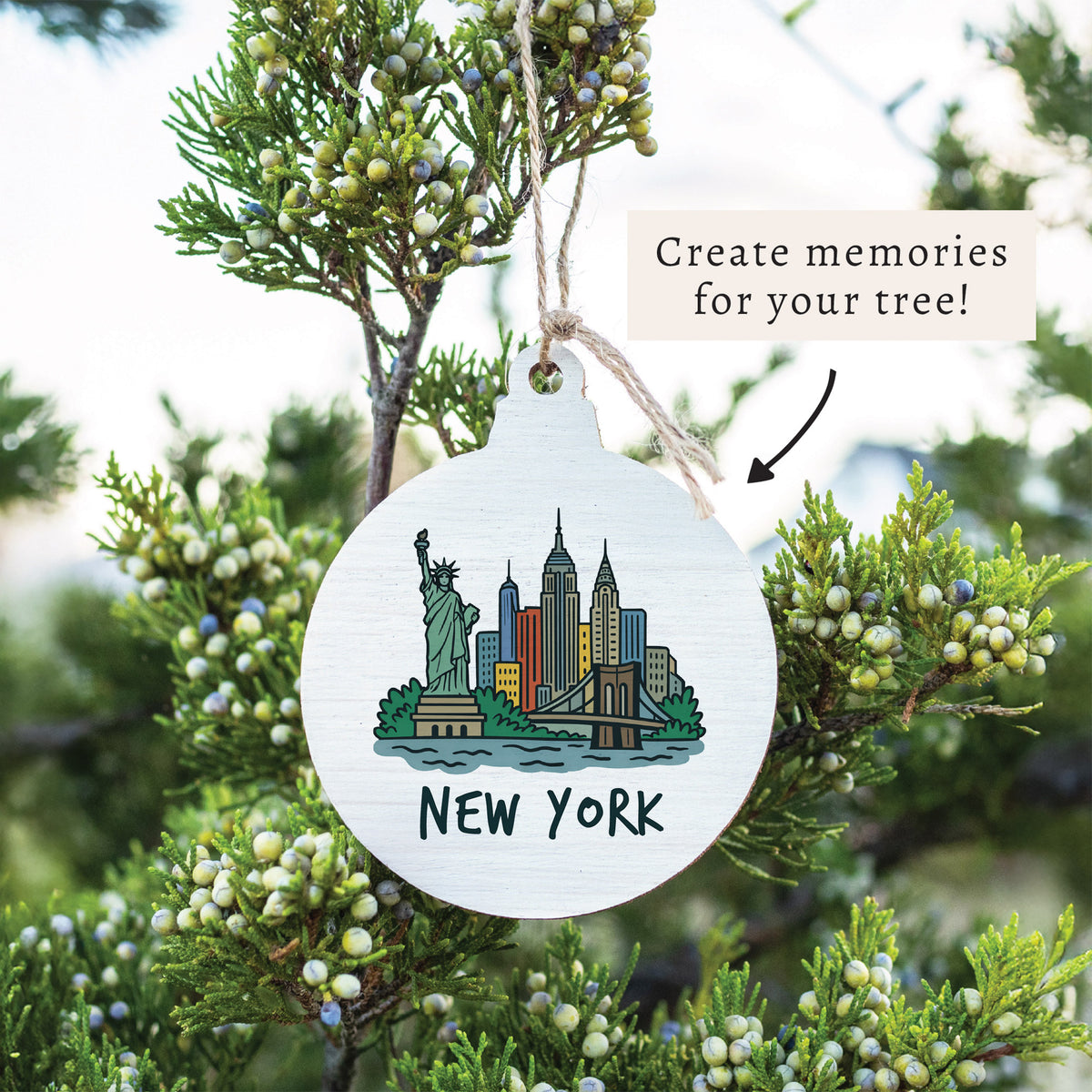 New York Cityscape Ornament