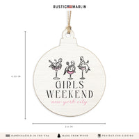 New York City Girls Weekend Ornament