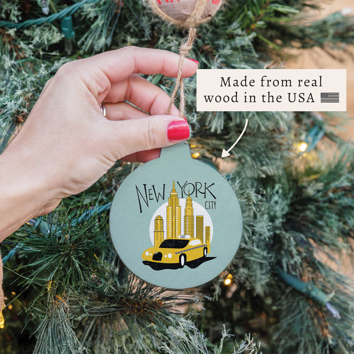 New York City Taxi Ornament