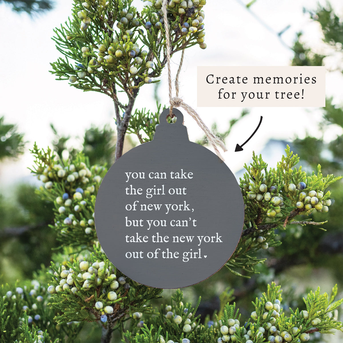 Can’T Take The Girl Out Of New York Ornament