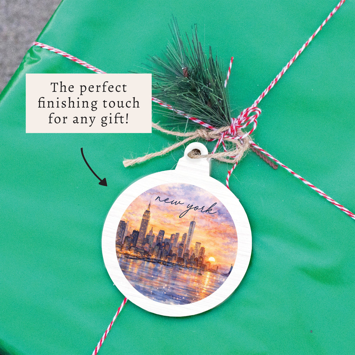 New York Sunset Ornament