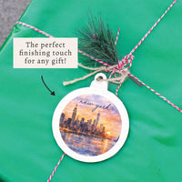 New York Sunset Ornament