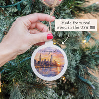New York Sunset Ornament