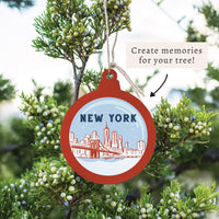 New York City Snow Ornament