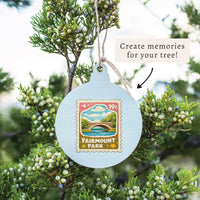 Philly Fairmount Stamp Ornament
