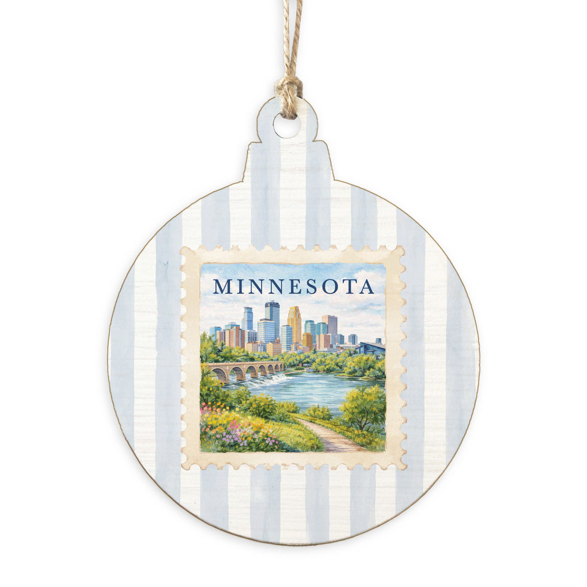 Minnesota Stamp Ornament