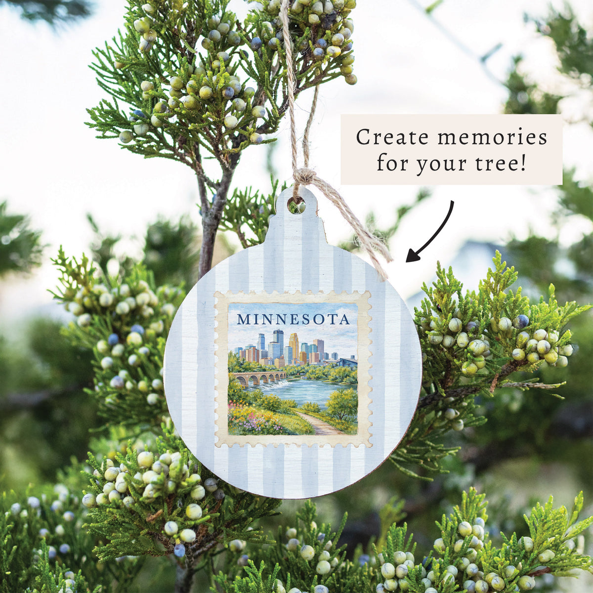 Minnesota Stamp Ornament