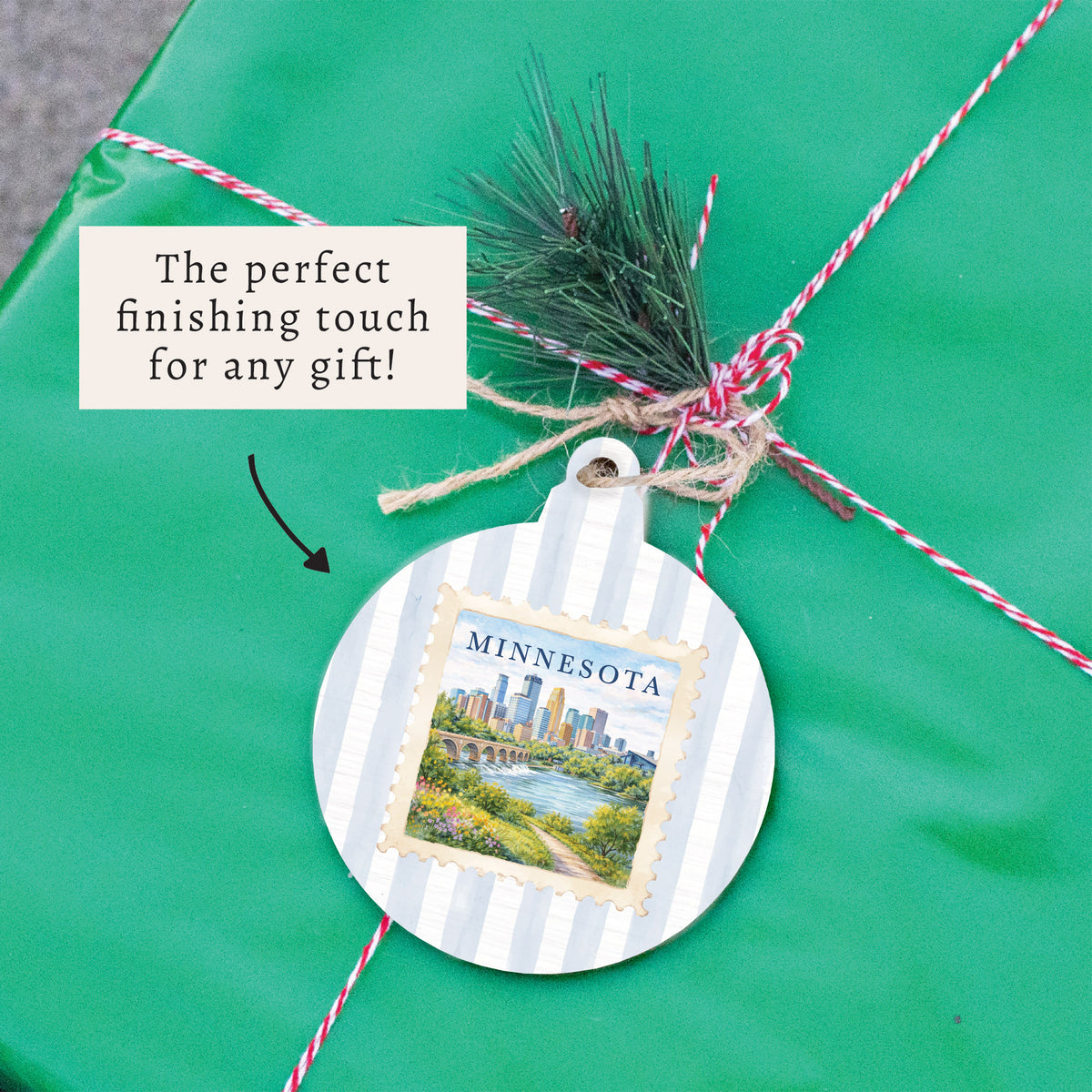 Minnesota Stamp Ornament
