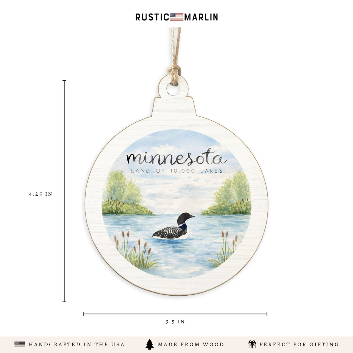 Minnesota Loon Ornament