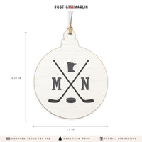 Minnesota Hockey Ornament