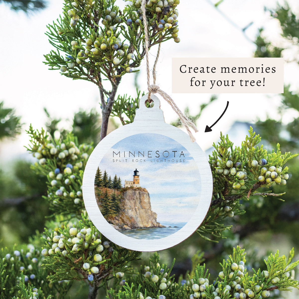Minnesota Split Rock Light- house Ornament