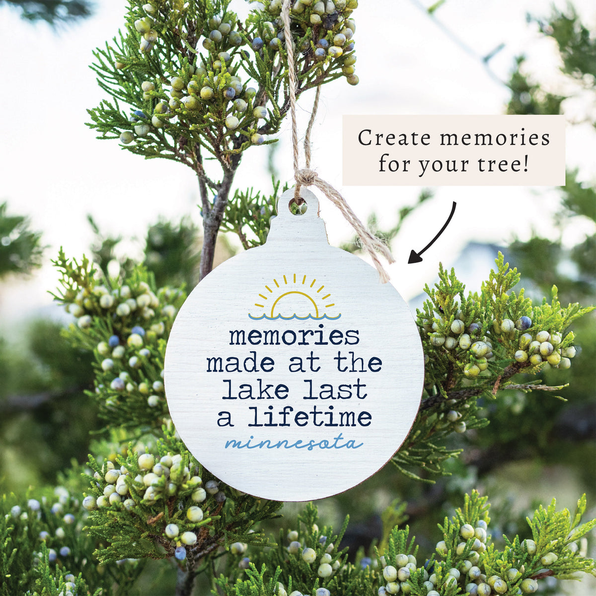Minnesota Memories At The Lake Ornament